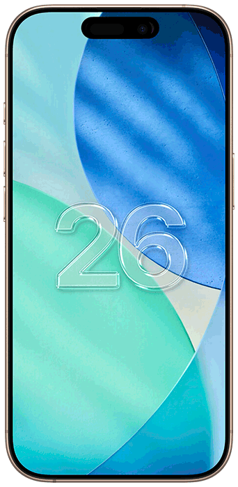 iPhone on 26